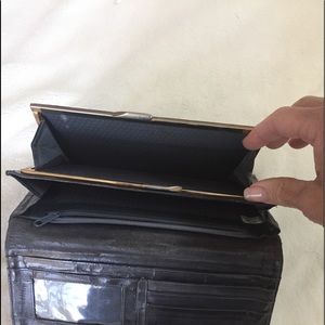 Eel skin wallet